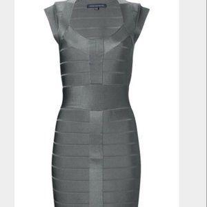 French Connection Grey Bandage Dress 4